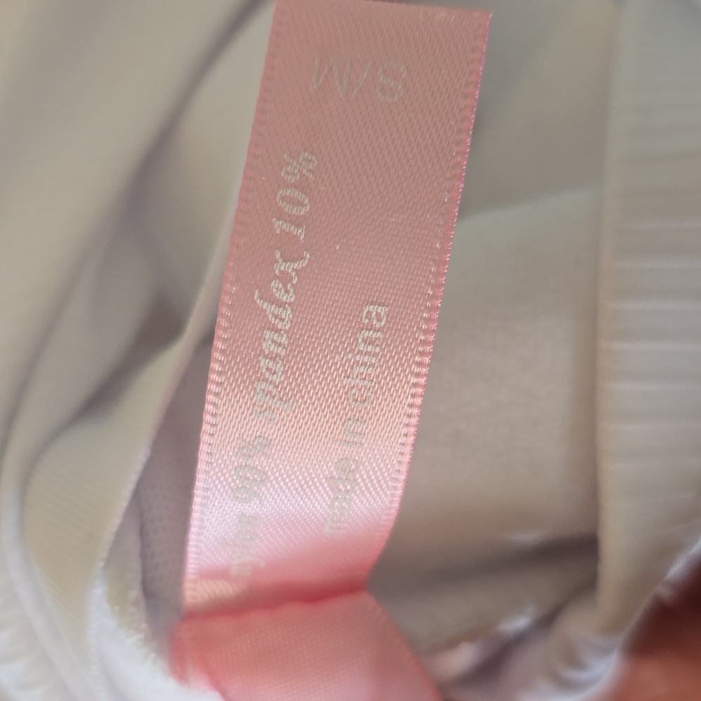 White Ribbed Racerback Bralette Top - Picture 7 of 9